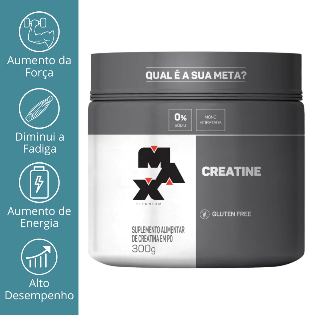 CREATINA 300G - MAX TITANIUM