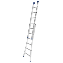 Escada Extensível 3x1 2x6 Degraus em Alumínio Suporta 150kg Pés Antiderrapantes - MOR