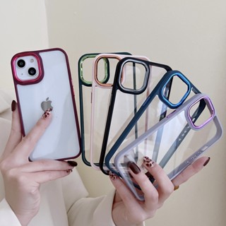 Capa Acrílico Galvanizada É Adequada Para iPhone 14/14 PLUS/14 PRO/14 PRO MAX Capinha Case De Celular Protecao de Camera