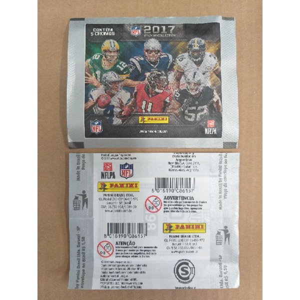 Envelope de Figurinhas - Lacrado - NFL 2017 - "Cromos" - Panini