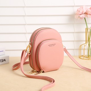 Novo Estilo Saco Do Telefone Móvel Senhoras Carteira Longo Multifuncional De Grande Capacidade Mini Bolsa De Ombro Diagonal