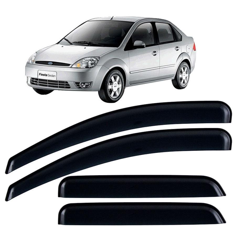 Calha de Chuva TG Poli Fiesta Street Hatch Sedan 02/11 4 Portas em Oferta na Shopee