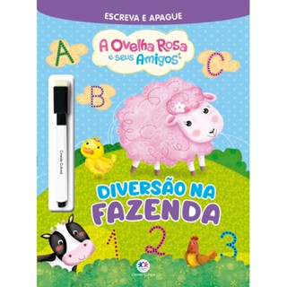 Livro - A ovelha rosa e seus amigos - Diversão na fazenda