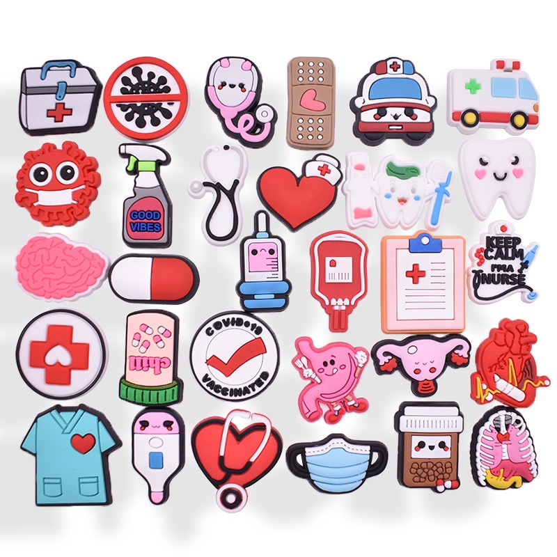 100 Estilos Diferentes Amuletos De Sapatos DIY , Cuidados Médicos , Acessórios Para , Sandálias , Chinelos , Decoração I