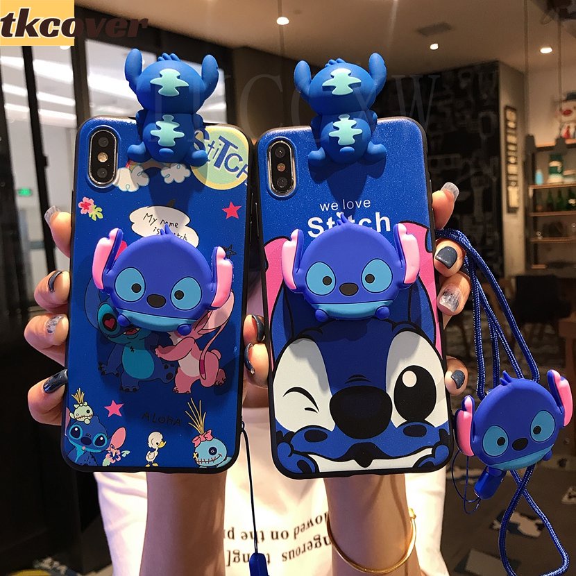 Capinha Para Samsung S22 S21 S20 Ultra FE S10 S9 S8 Plus S10e S7 Edge Note 10 + 9 Animado Cordão Flexível De TPU Celular