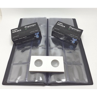 Album para 100 Moedas Bolsos Sem Aba e 100 Coin Holder de Grampear em Oferta na Shopee