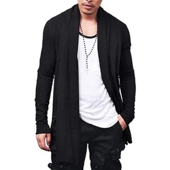 Blusa De Frio Cardigan Masculino Kimono Swag Sobretudo Long Line Estilo e Qualidade Ca2