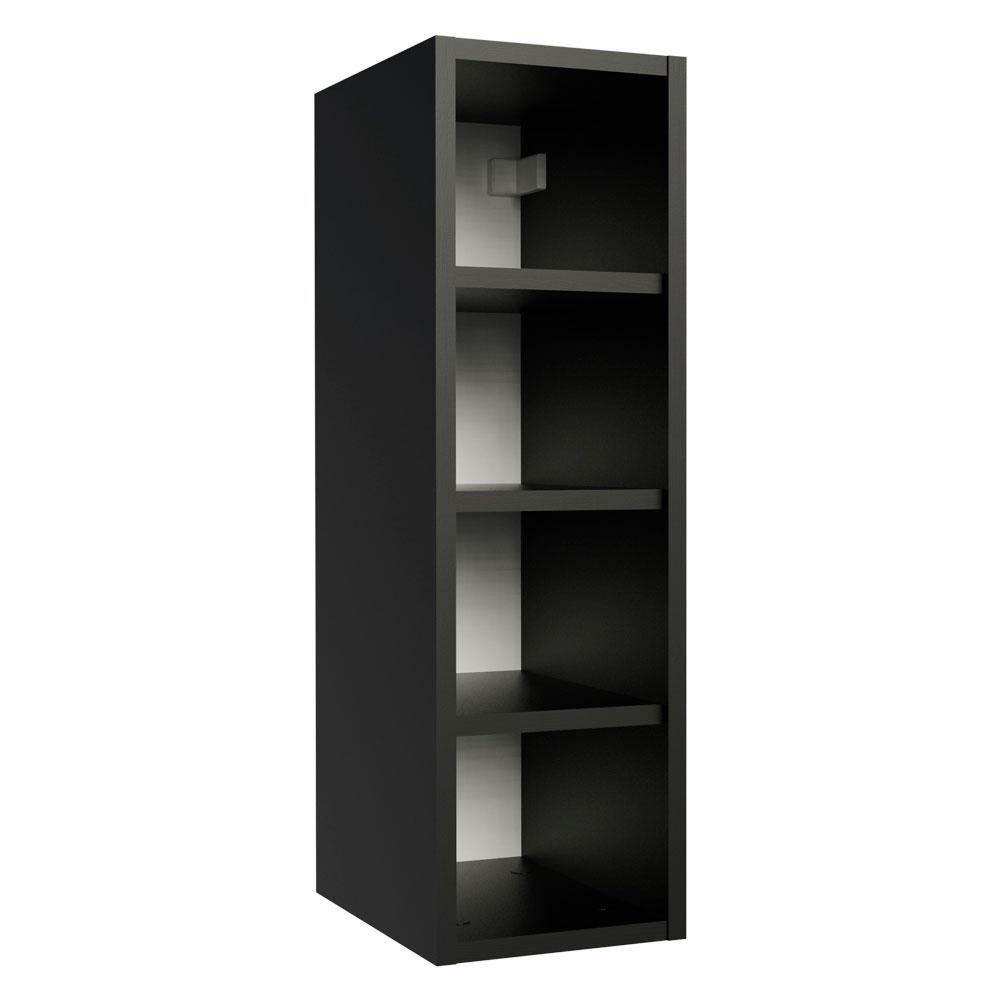Adega Madesa 20 cm para Cozinhas Reims, Glamy e Agata - Preto - Home & Living