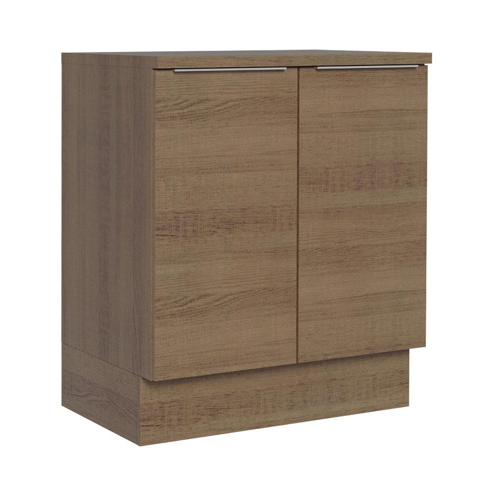 Balcão de Cozinha Madesa Stella 70 cm 2 Portas - Rustic - Home & Living