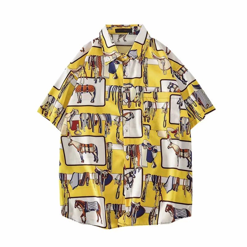 Camiseta Kin Men Casual Estilo Hong Kong Moderno | Shopee Brasil