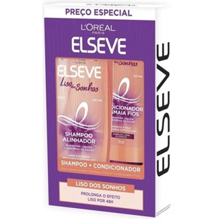 Kit Elseve Liso Dos Sonhos Shampoo 375ml + Condicionador 170ml