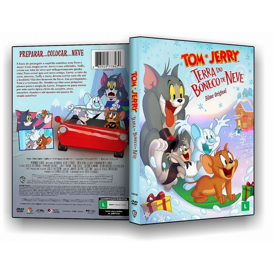 Dvd Tom E Jerry - Terra Do Boneco De Neve (dubl E Leg)