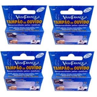Tampao De Ouvido De Silicone 4 Peças