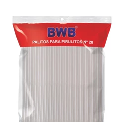 Palito para Pirulito Grande Cristal com 50 unidades BWB - Rizzo