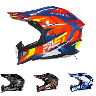 Capacete Moto Feminino Masculino Pro Tork de Trilha Motocross Cross Fast Fantasy Tech Enduro Off Road