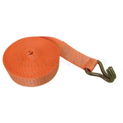 Cinta Carga Amarração 5 TON 9m 50mm Gancho J Laranja