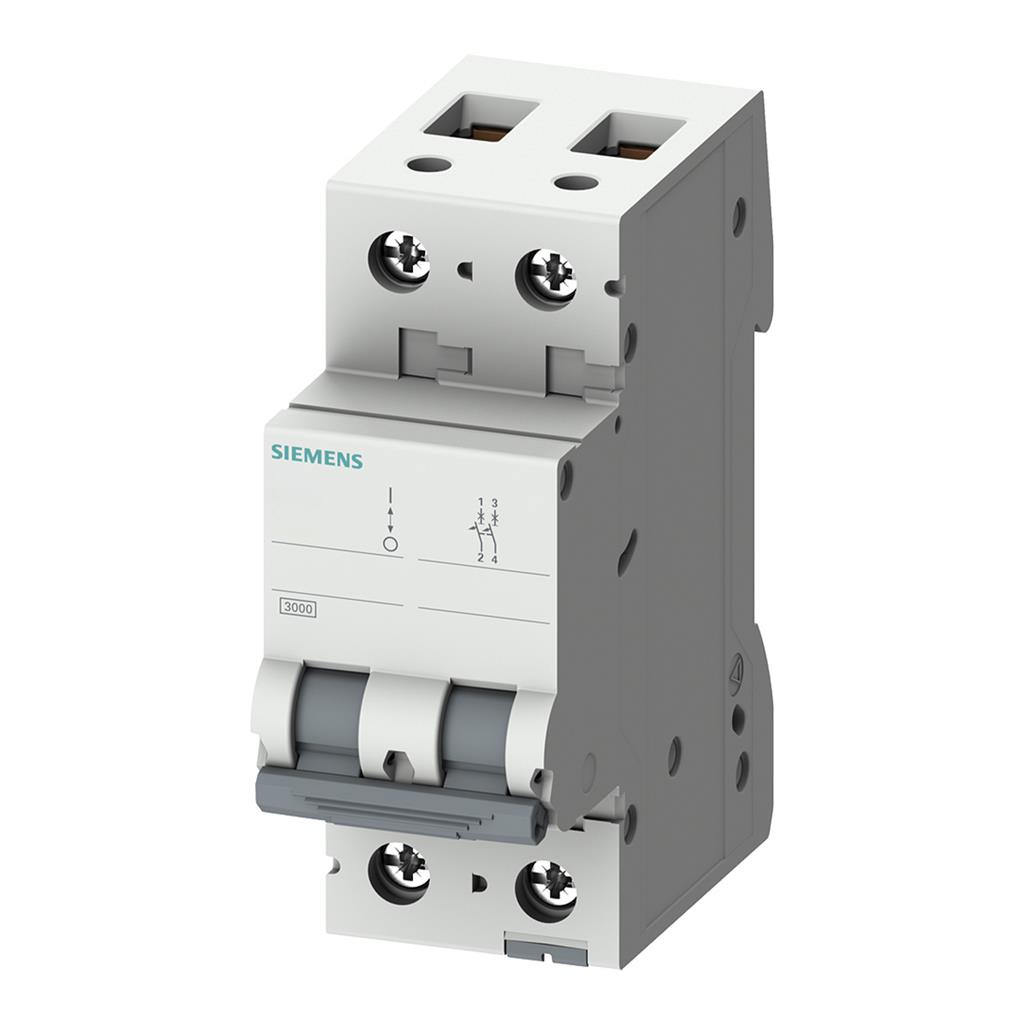 Disjuntor Mini Din Bipolar 20a 230/400v Curva C Siemens