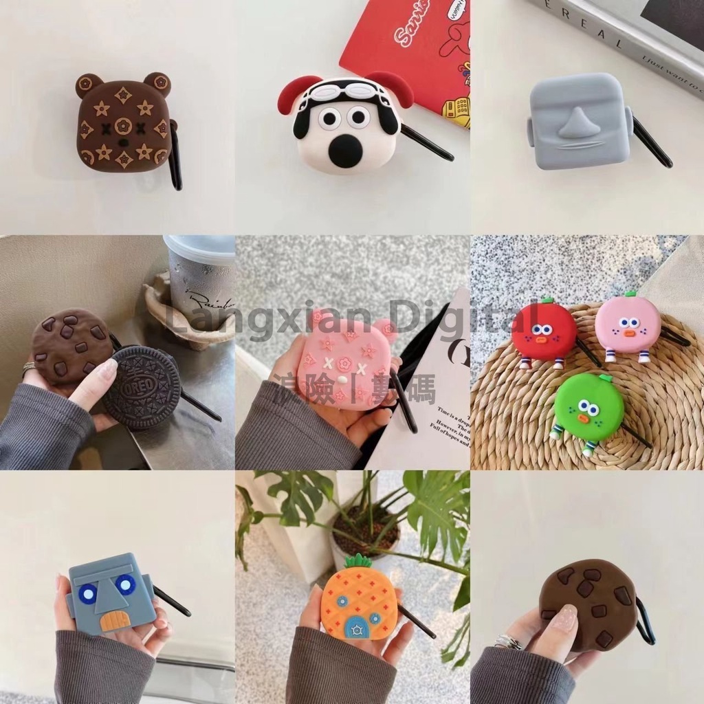 Capa De Fone De Ouvido De Desenho Animado Fofo Para Samsung Galaxy Buds Live/Pro/2/Buds2 Estojo Acessórios