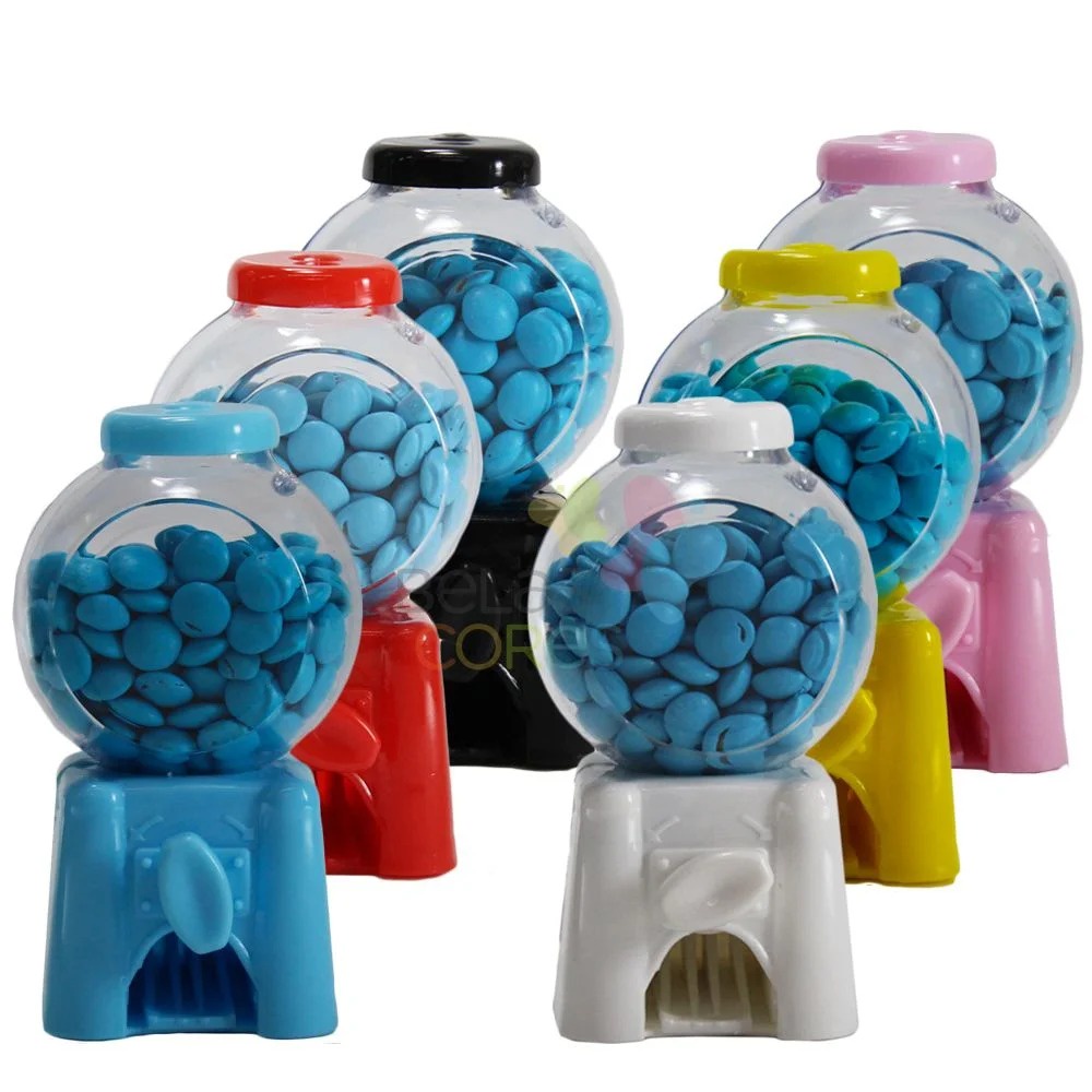 Baleiro Candy Machine Lembrancinha de Festa infantil Decoração Aniversário Multicolors Pequeno