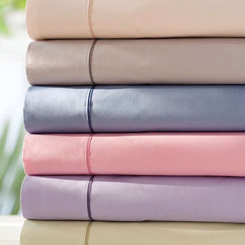 Lençol Percal Queen 100% Algodão 3 Pçs Com Elástico 200 Fios 