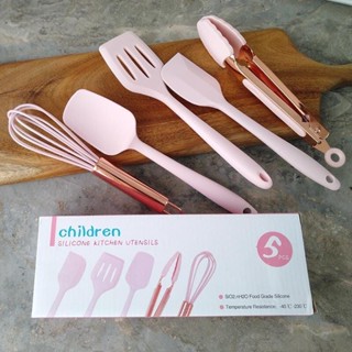 Jogo Utensílios Cozinha 5 Peças emSilicone