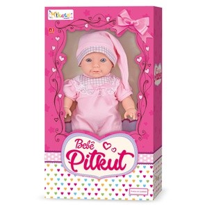 Boneca Bebê Pitkut, Super Linda de Brincar, Miketa Brinquedos