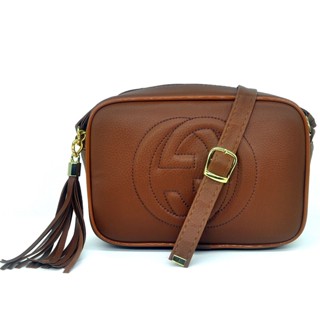 Bolsa Feminina Caramelo Com Alça + Porta Documentos + Caixa de Envio 1010CR