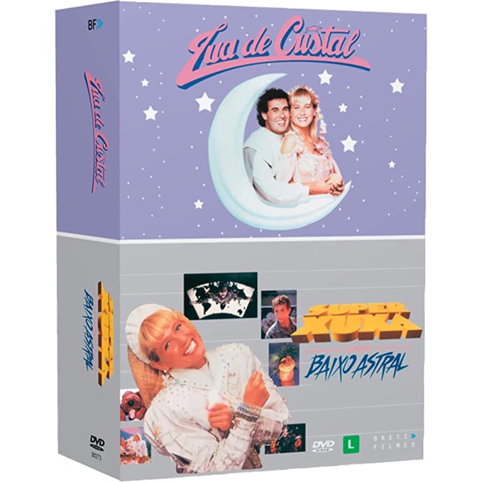 DVD Box Xuxa Lua de Cristal + Super Xuxa contra Baixo Astral Original Lacrado