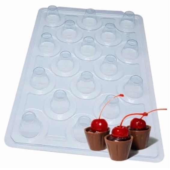 Forma para Chocolate Doces Finos COPINHO DE LICOR SP 1273 Cod. 3507 Semiprofissional com S...