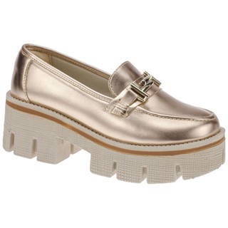 Mocassim Feminino Oxford Solado Tratorada Confortavel Chunky Grunge Moda Blogueira 470