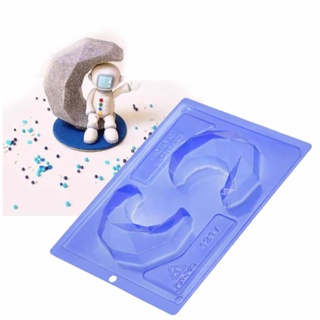 1~5 Forma Para Chocolate 3 Partes Lua Facetada  Porto 1217 em Oferta na Shopee