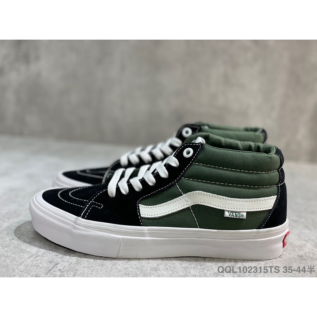 Vans verde cano outlet alto