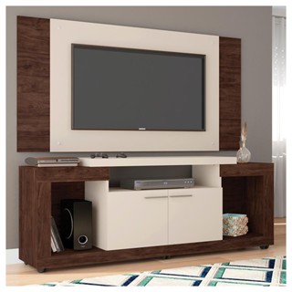Rack e Painel Para TV 55 Polegadas Movie Havana Off White