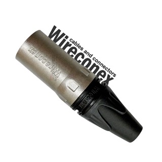 Conector Profissional Plug XLR Macho 3 Polos Wireconex