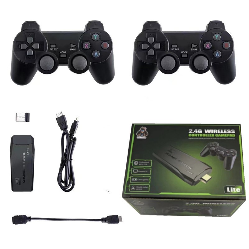 video game Jogo Vara 4k Clássico Retro Vio Sem Fio Video Game U8 Console Equipped Com O Sistema De Novo Mais Do Que 3500/10000 Jogos