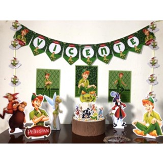 Kit Decoração Peter Pan Sininho Terra Do Nunca Desenho Festa