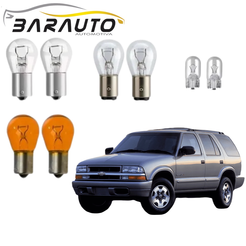 Lâmpadas Traseira Seta Ré Freio Ford S10 BLAZER 1996 A 2011