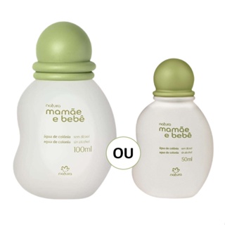 Água de Colônia Mamãe e Bebê Natura Clássico/Tradicional - 100ml ou 50ml (miniatura) em Oferta na Shopee