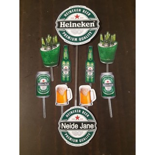 Topo de bolo personalizado cerveja. Fazemos qualquer marca.