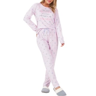 Pijama Feminino Longo Espaço Pijama 41069