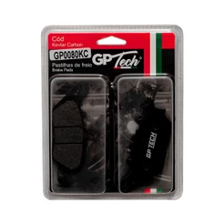 PASTILHA FREIO GP TECH 0080KC (D) FACTOR 125 / CRYPTON 115 / FAZER 150 / (T) NMAX 160