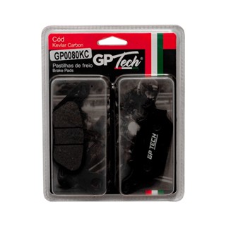 PASTILHA FREIO GP TECH 0080KC (D) FACTOR 125 / CRYPTON 115 / FAZER 150 / (T) NMAX 160