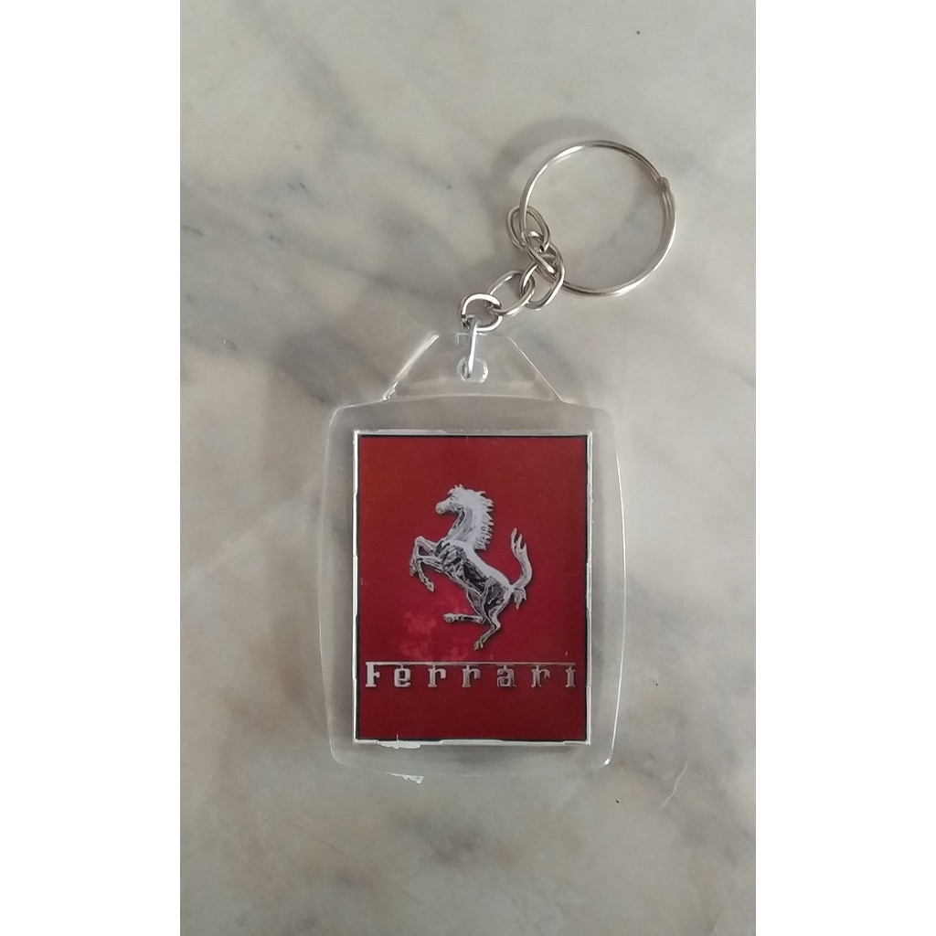 chaveiro personalizado escuderia carro italiano automotivo geek car ferrari vermelho