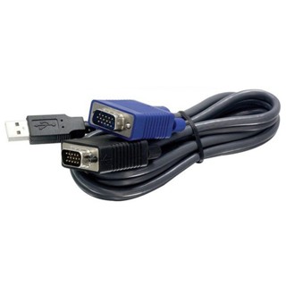 CABO KVM TK-CU06 TRENDNET 1.8MTS VGA E USB 2 EM 1 SWITCH KVM
