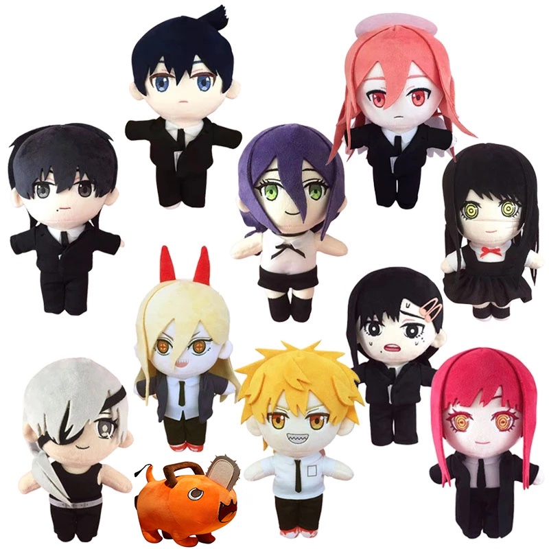 Motosserra Anime Homem Makima Quanxi Denji Power Mitaka Asa Reze Angel  Devil Hayakawa Aki Yoshida Hirofumi Pochita Boneca De Pelúcia Desenho  Animado Macio Brinquedo Recheado Presente De Natal Infantil - Corre Que