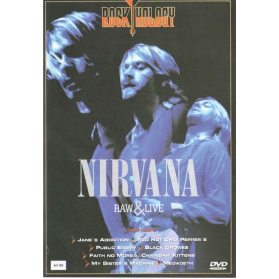 DVD Nirvana Raw & Live ... And More - Rock Hology - Original