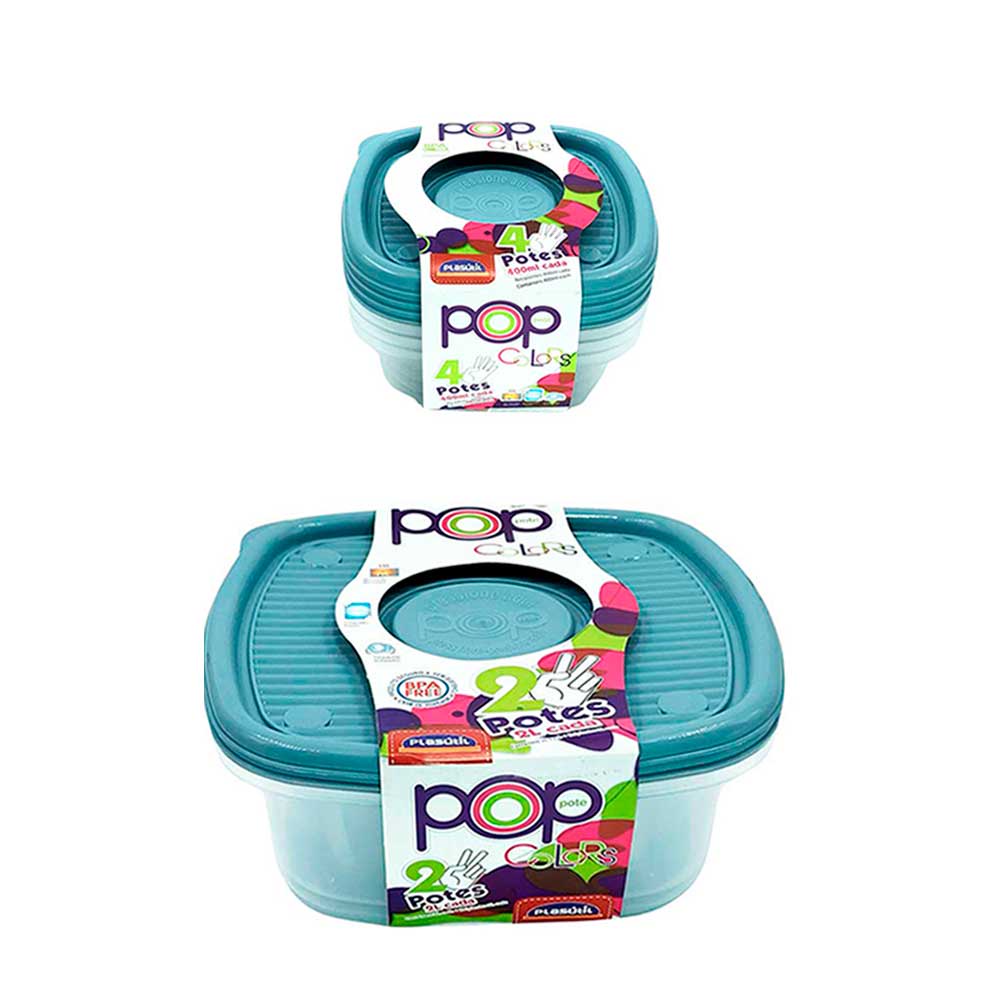 Jogo 6 pote com tampa frutas comida alimentos mantimentos vasilha marmita fitness microondas freezer geladeira tapuer tapoer tapauer congelador cozinha