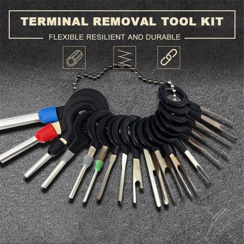 18Pcs 21Pcs 26Pcs Kit De Remoção De Terminais Para Carro/Extrator De Pinos De Crimpagem Elétrica Automática/Ferramentas Profissionais De Reparo