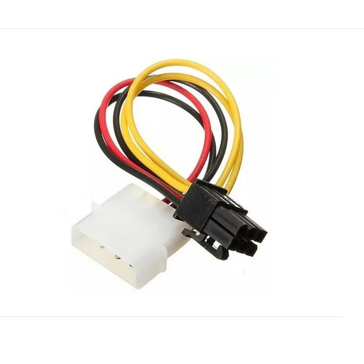 Cabo De Força Pci-e Placa De Video 6 Pinos Adaptador Fonte