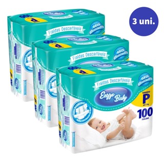 Kit com 3 Pacotes Fralda Descartável Infantil Enzzo Baby